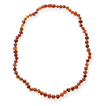 Load image into Gallery viewer, Raw Unpolished Baroque Amber Necklace