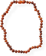 Load image into Gallery viewer, Raw Unpolished Baroque Amber Necklace