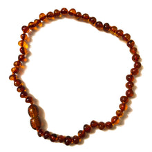 Load image into Gallery viewer, Polished Baroque Amber Necklace