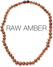 Load image into Gallery viewer, Raw Unpolished Baroque Amber Necklace
