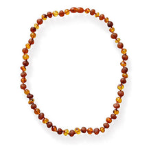 Load image into Gallery viewer, Polished/Raw Mix Baroque Amber Necklace
