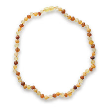 Load image into Gallery viewer, Raw Unpolished Baroque Amber Necklace
